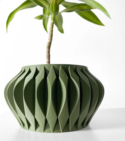 Sevi Pflanztopf – Dreidimensionale Eleganz in floraler Form