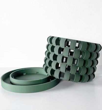 Sinol Pflanztopf – Luftiger 3D-Orchideentopf im geflochtenen Gitterdesign