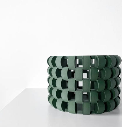 Sinol Pflanztopf – Luftiger 3D-Orchideentopf im geflochtenen Gitterdesign