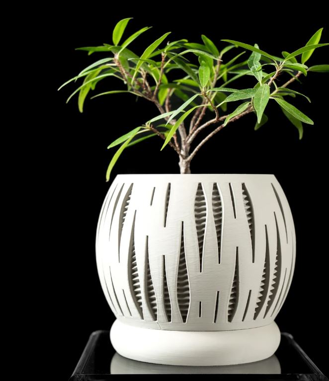 Split Pflanztopf – Architektur trifft Natur in 3D