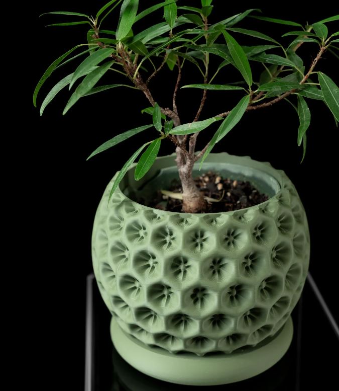 Sternenklar Pflanztopf – Galaktische Eleganz in 3D-Form