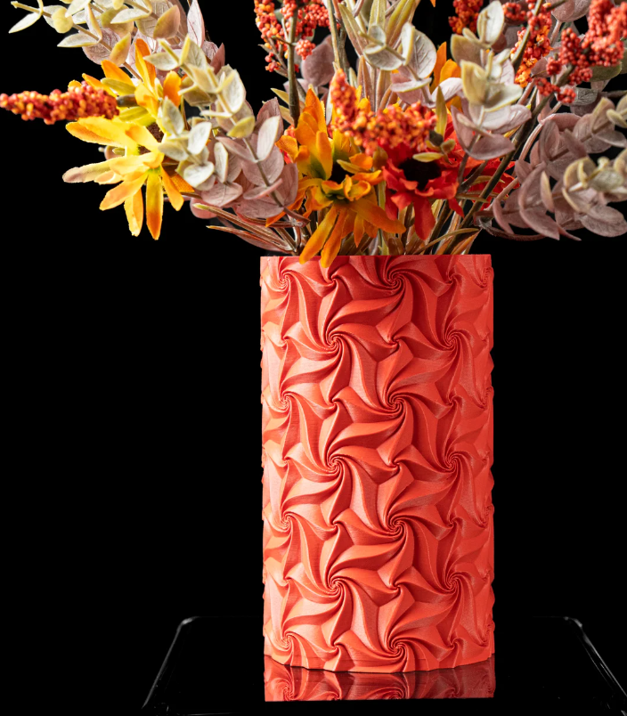Vase„ Swirl Flower Vase“ – Kunst in Bewegung