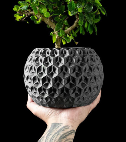 Trihex Pflanztopf – Geometrische Tiefe in 3D-Perfektion