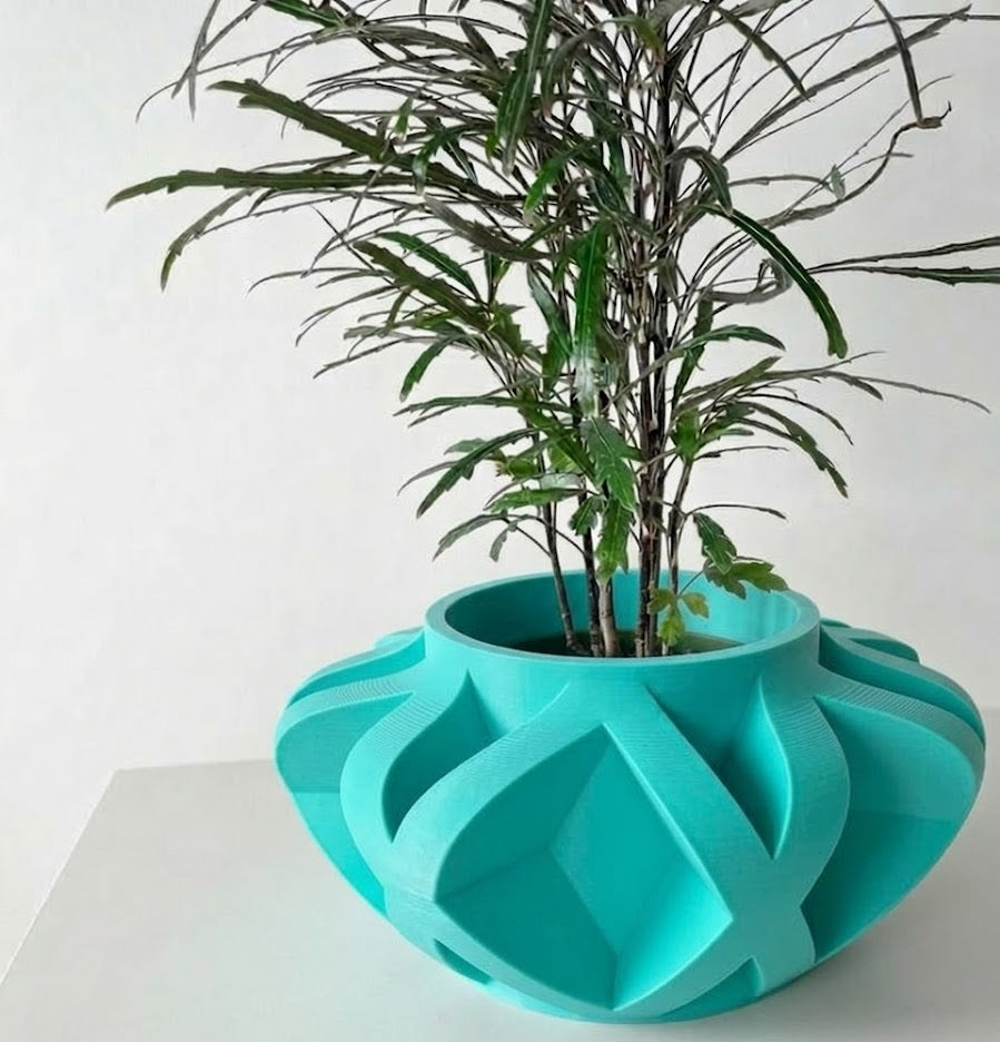 Sono 3D Pflanztopf – Kunstvolle Präzision trifft florales Design