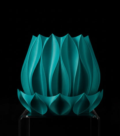 Abyssal Planter Pot 2 Die skulpturale Wellen Schale 3D-Pflanztopf