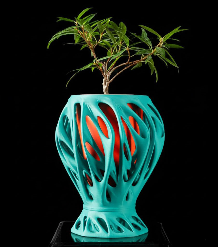 Mantis – Der organisch-geformte 3D Pflanztopf mit futurativem Look