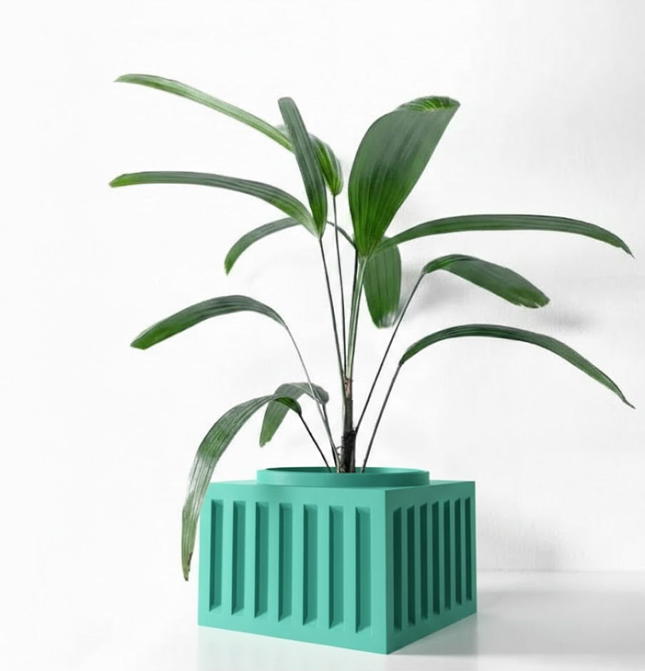 Larix Pflanztopf – Architektonisches Statement mit Kante