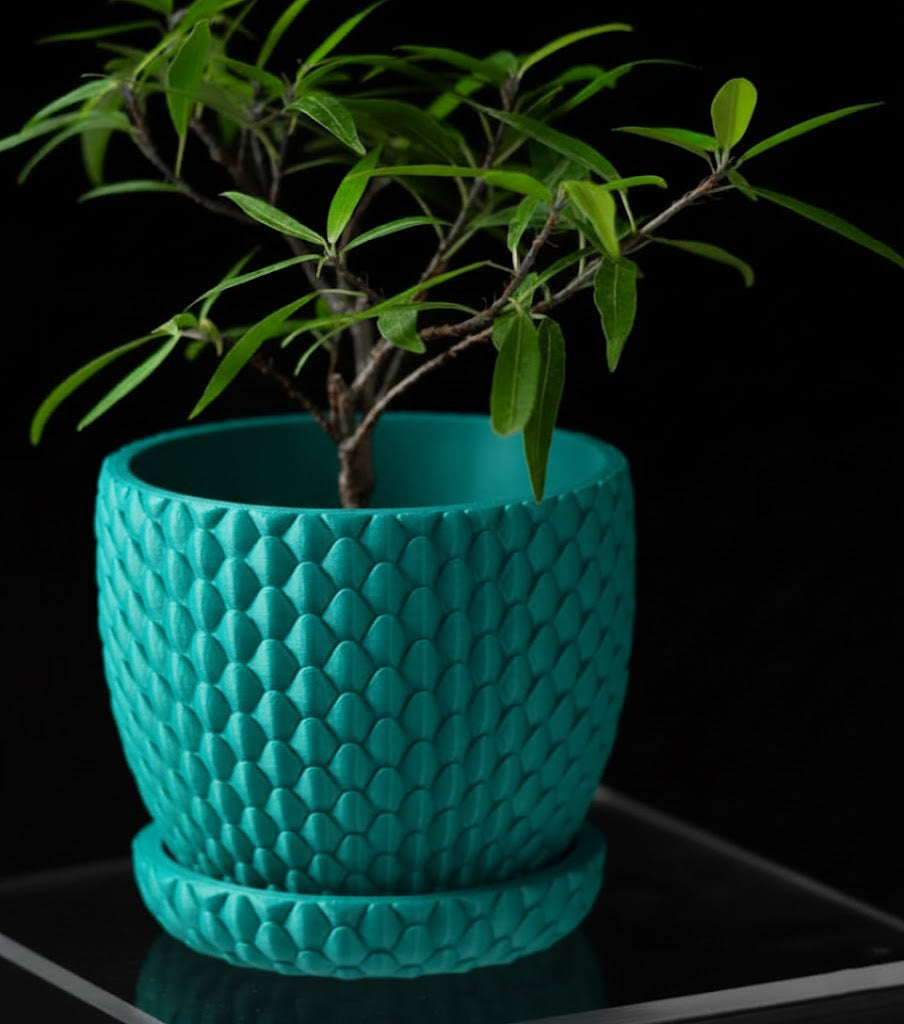 Dragonscale – 3D-Pflanztopf mit drachenstarker Struktur