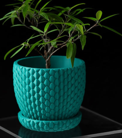 Dragonscale – 3D-Pflanztopf mit drachenstarker Struktur