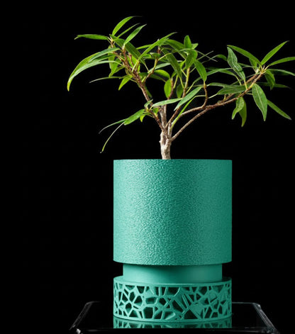 Vori 2.0 Pflanztopf – Urbaner Zylinder trifft filigranes 3D-Sockeldesign