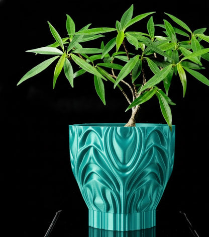 Corru Pflanztopf – Skulpturales 3D-Design für stilvolle Pflanzeninszenierung