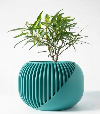 Der Narvo – 3D-Pflanztopf mit dynamischem Lamellen-Design