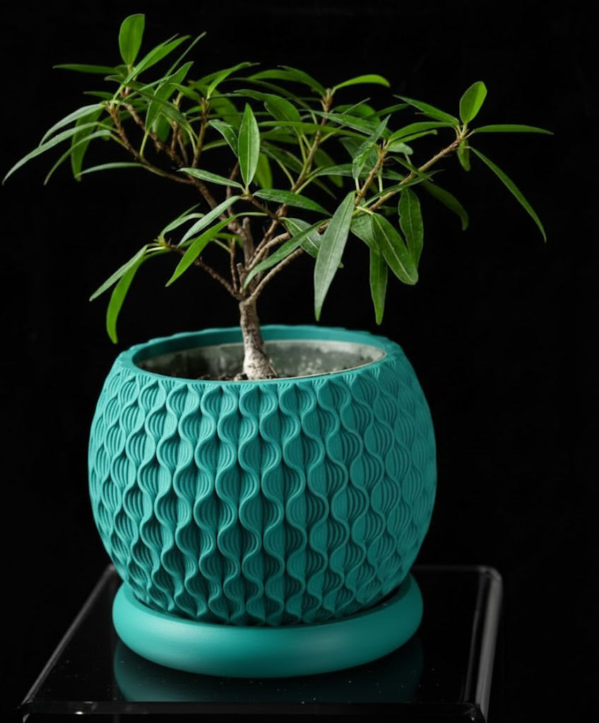 Bloom Planter – Der blüteninspirierte 3D-Pflanztopf mit organischer Struktur