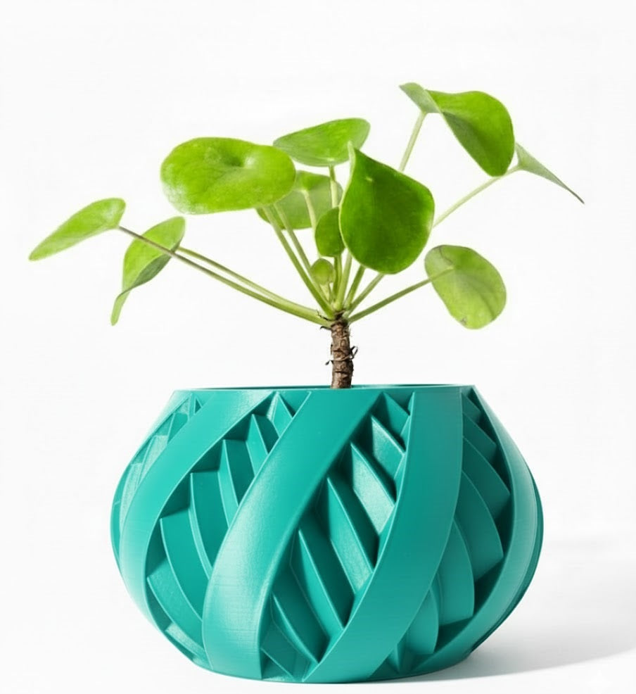Der Silvo – 3D-Pflanztopf mit spiralförmiger Dynamik