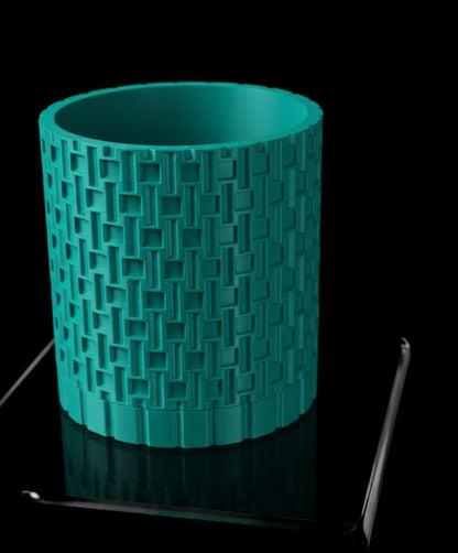 Fliesenpflanztopf – Geometrische Eleganz in 3D-Form