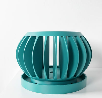 Rene Pflanztopf – Offener 3D-Orchideentopf mit integriertem Belüftungssystem und Abtropfschale