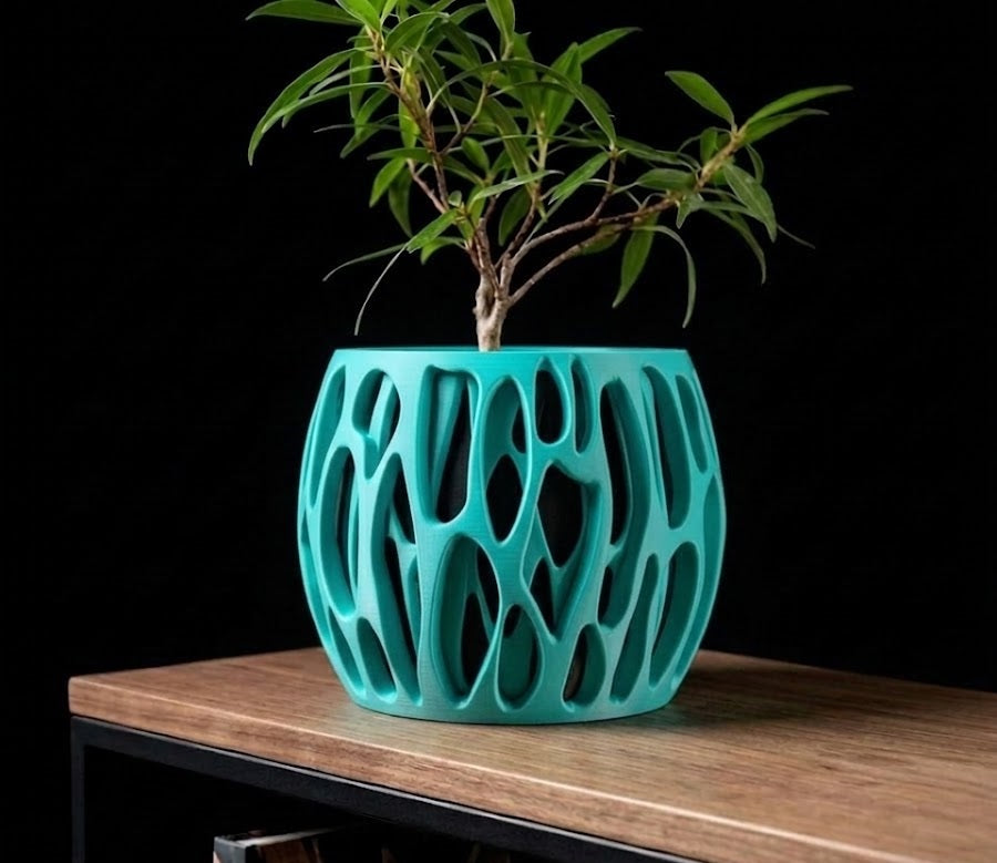 Schleim – Organische 3D-Form in geschlossener Eleganz