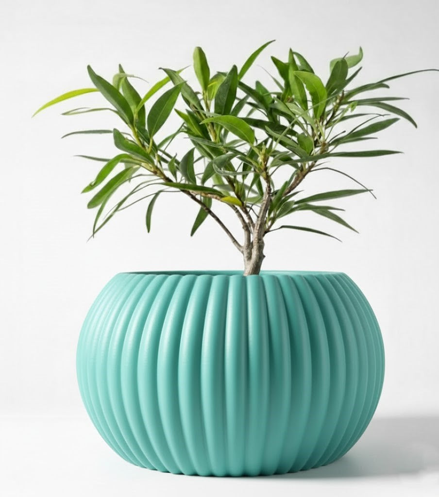 Der Roni – 3D-Pflanztopf mit harmonischer Rillenstruktur