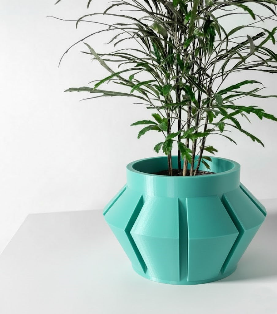 Erno 3D Pflanztopf – Geometrische Klarheit in innovativer Form