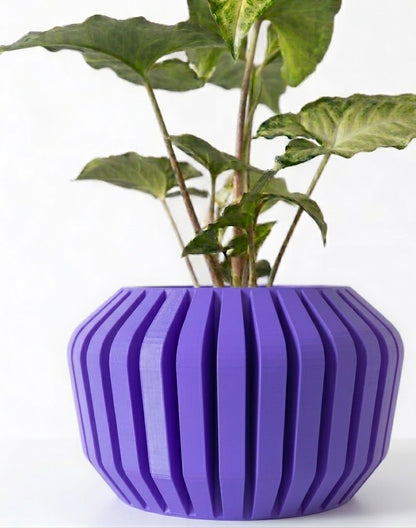 Vaki Pflanztopf – 3D-Faltkunst im Facetten-Look