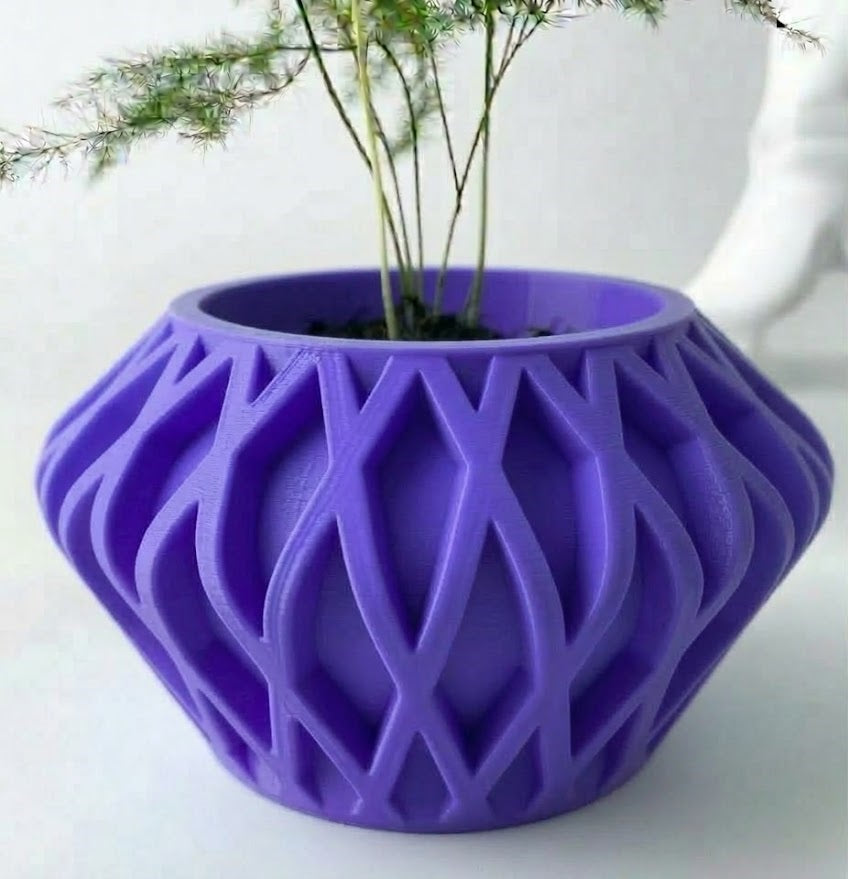 Suvan 3D Pflanztopf – Organisches Design in moderner Struktur
