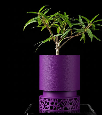 Vori 2.0 Pflanztopf – Urbaner Zylinder trifft filigranes 3D-Sockeldesign