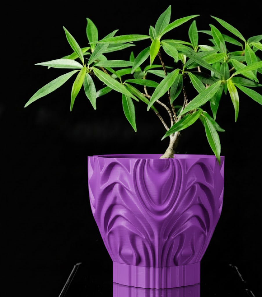 Corru Pflanztopf – Skulpturales 3D-Design für stilvolle Pflanzeninszenierung