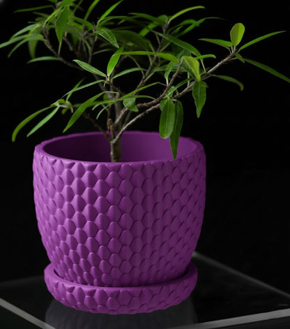Dragonscale – 3D-Pflanztopf mit drachenstarker Struktur