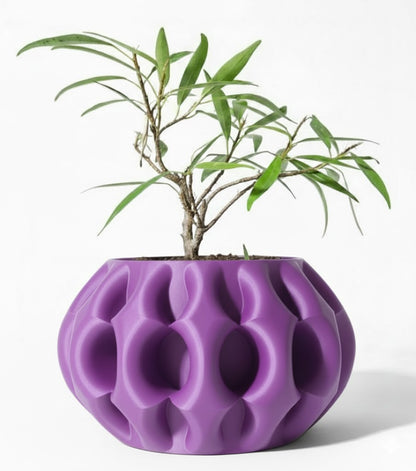 Der Xiomu – Skulpturaler 3D-Pflanztopf mit futuristischer Tiefenstruktur