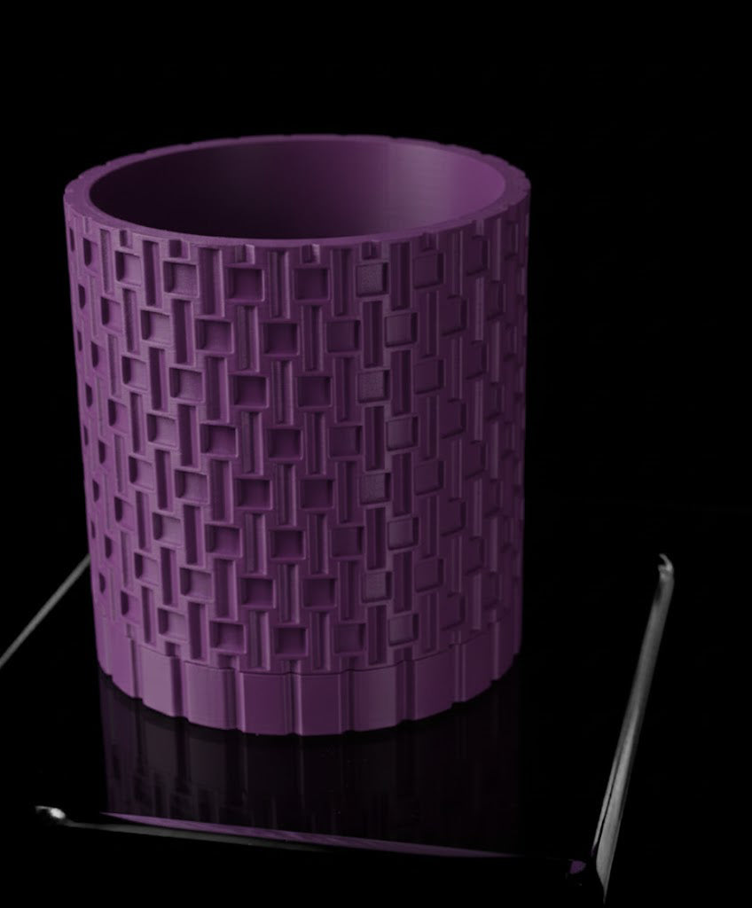 Fliesenpflanztopf – Geometrische Eleganz in 3D-Form