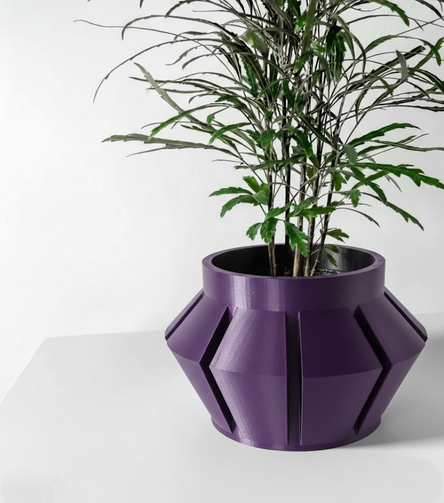 Erno 3D Pflanztopf – Geometrische Klarheit in innovativer Form