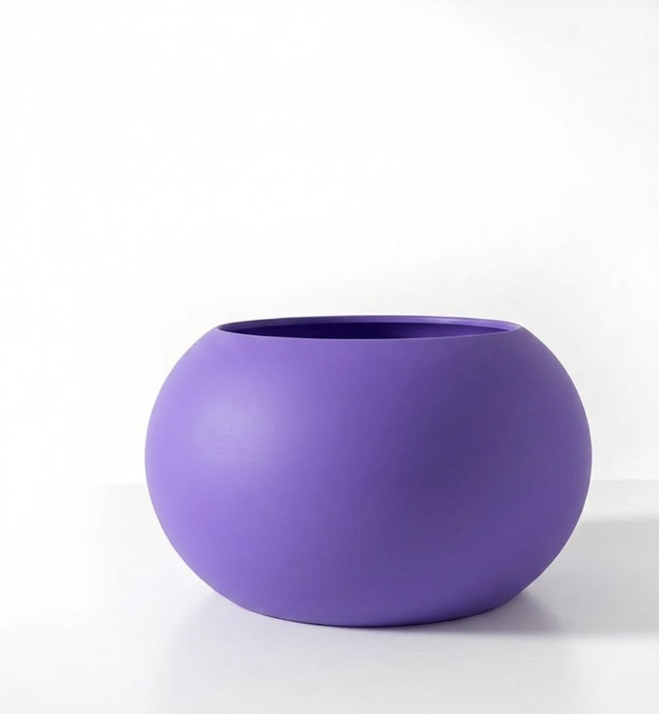Rono Simple – Puristischer 3D-Pflanztopf in harmonischer Kugelform