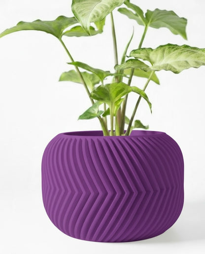 Der Ervon – 3D-Pflanztopf mit V-Rippen-Dynamik