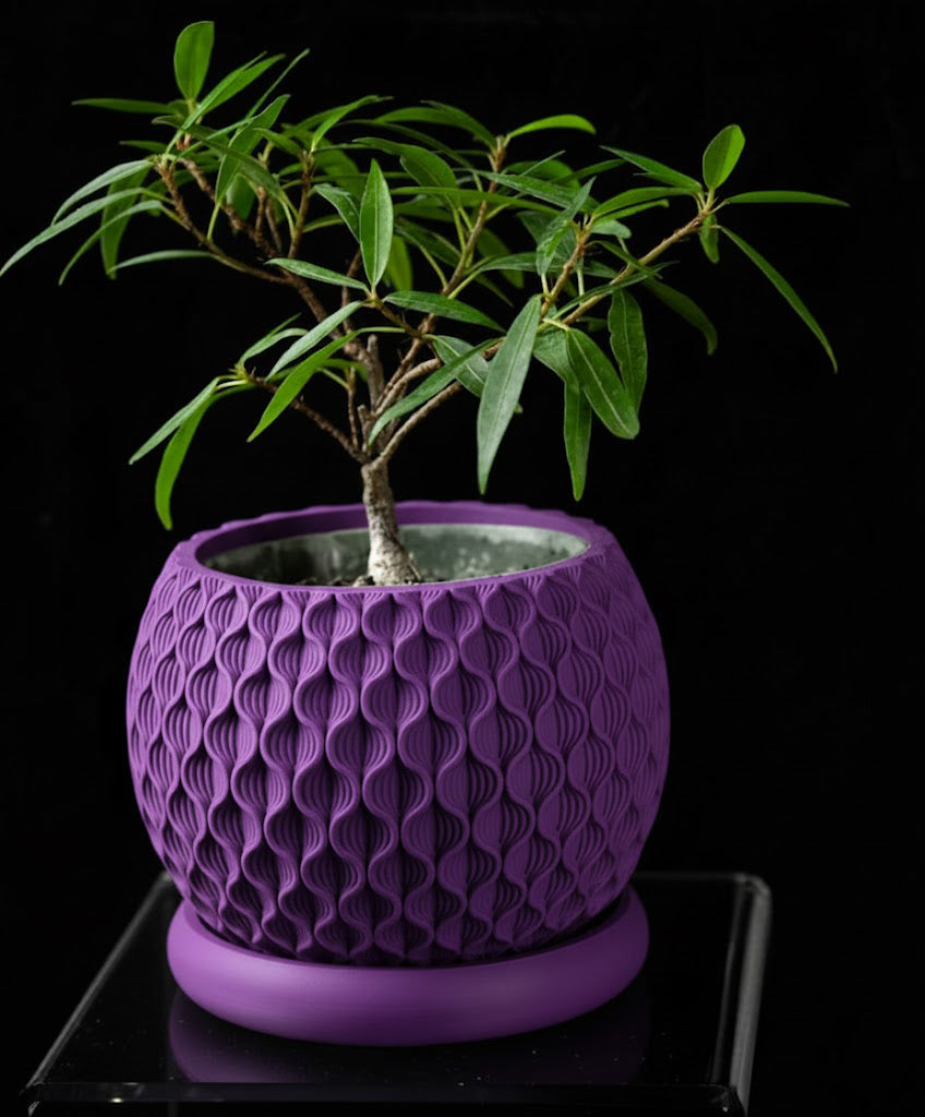Bloom Planter – Der blüteninspirierte 3D-Pflanztopf mit organischer Struktur