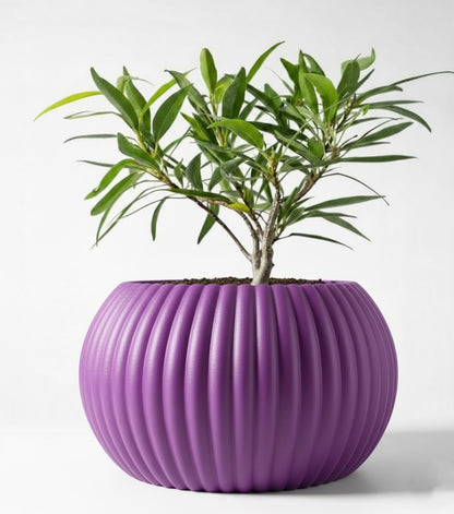 Der Roni – 3D-Pflanztopf mit harmonischer Rillenstruktur