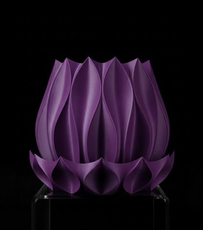 Abyssal Planter Pot 2 Die skulpturale Wellen Schale 3D-Pflanztopf