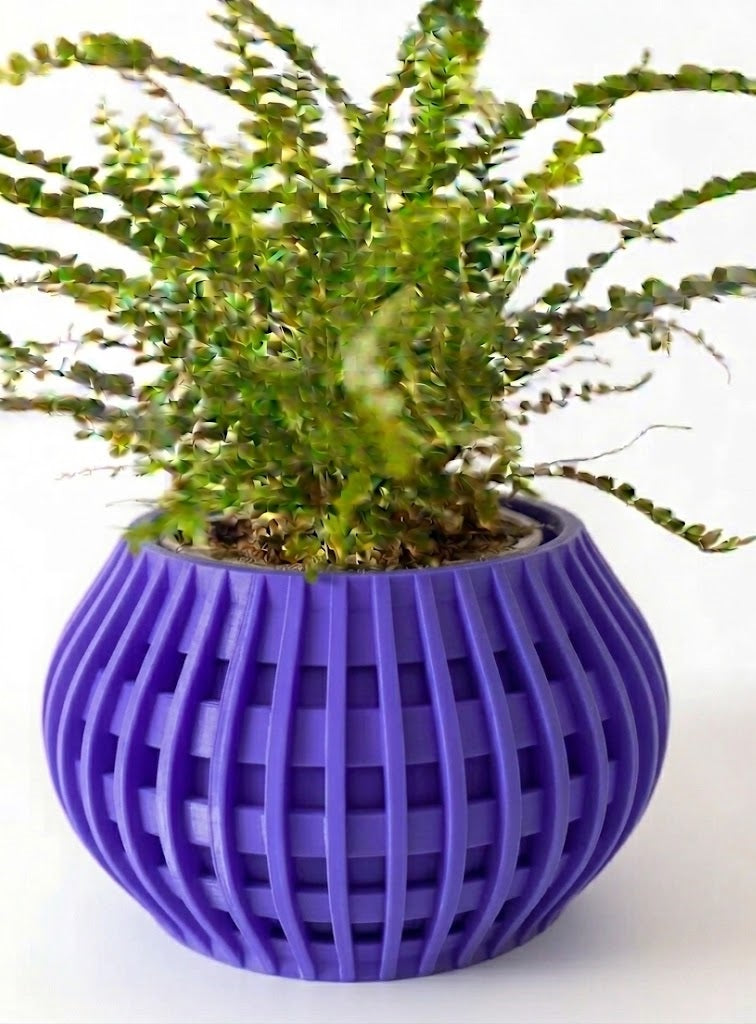 Usio Pflanztopf – 3D-Geometrie trifft sanfte Rundung