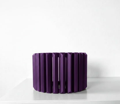 Eren Pflanztopf – Charakterstarker 3D-Orchideentopf mit kantigem Relief und Belüftungssystem