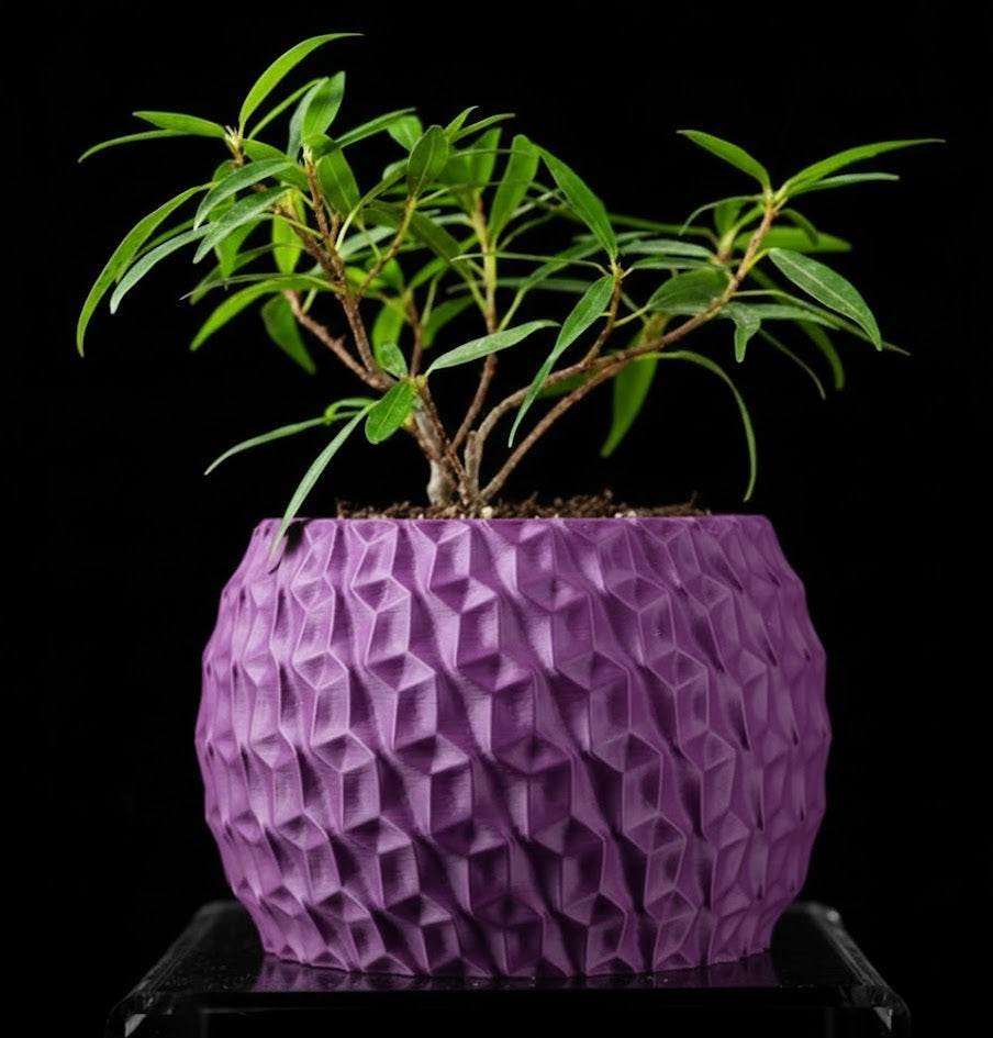 Hexa Planter Pot – 3D-Pflanztopf mit Facettenschliff