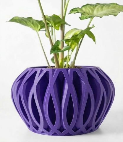 Serik Pflanztopf – Geschlossenes 3D-Kunstwerk für stilvolle Begrünung