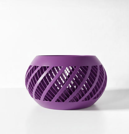 Elvik 3D Orchideen-Pflanztopf – Spiraldynamik für stilvolles Pflanzenwachstum