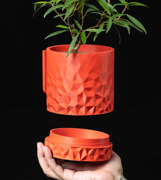Voronoi Pflanztopf Wandedition – Geometrische Perfektion im 3D-Design