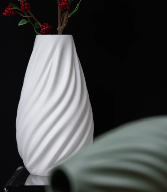 Vase „Wave Flower Vase“ – Eleganz in fließender Bewegung
