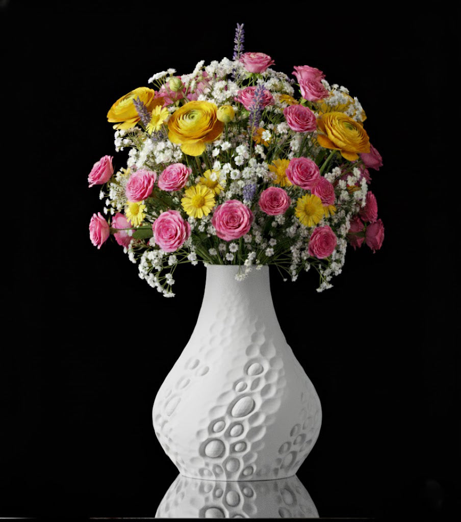 Vase „Pearl Flower Vase" – Eleganz in Struktur