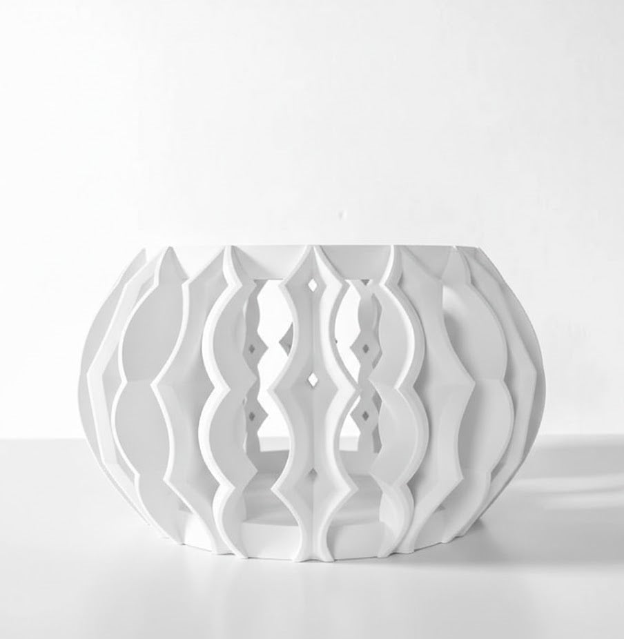 Luvo 3D Orchideen-Pflanztopf – Skulpturale Leichtigkeit trifft Funktion