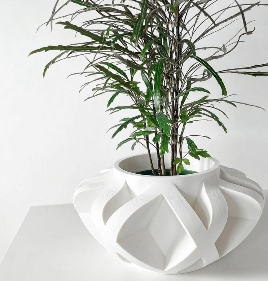 Sono 3D Pflanztopf – Kunstvolle Präzision trifft florales Design