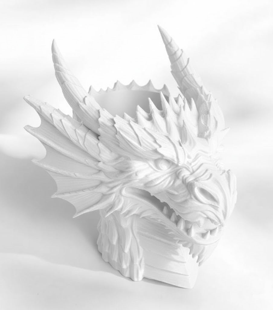 Drachen Pflanztopf – Mystik trifft modernes 3D-Design