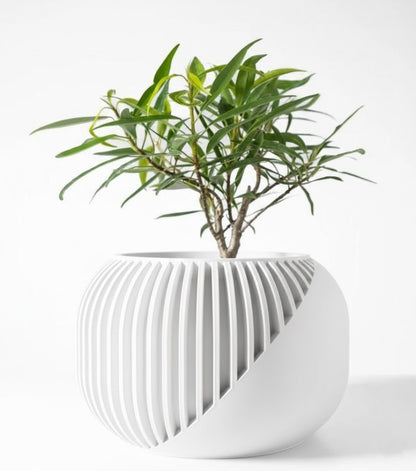 Der Narvo – 3D-Pflanztopf mit dynamischem Lamellen-Design