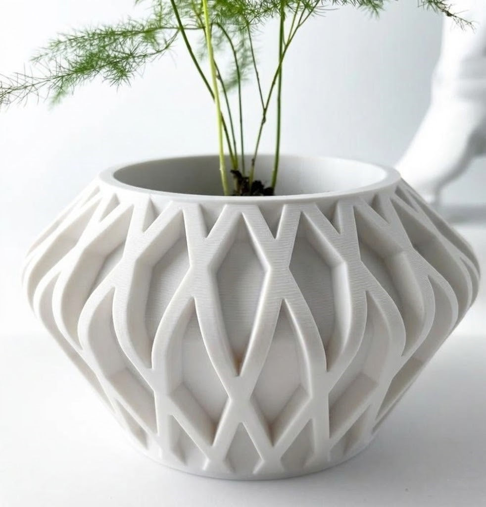 Suvan 3D Pflanztopf – Organisches Design in moderner Struktur
