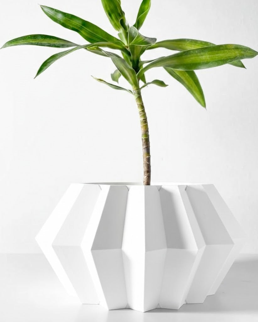 Pflanztopf „Jun“ – Geometrische Harmonie in 3D-Design